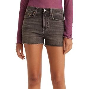 Levi Black Denim Cutoff Shorts size 30